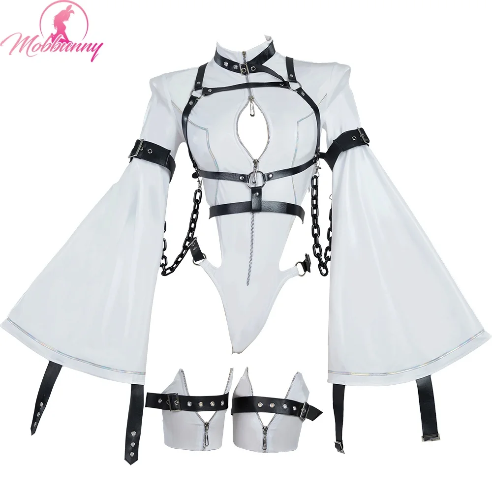 MOBBUNNY C.C. Derivative Cosplay Costume Women Lingerie Bodysuit Cutout Bandage Bodysuit with Stockings for Christmas
MOBBUNNY C.C. Derivative Cosplay Costume Women Lingerie Bodysuit Cutout Bandage Bodysuit with Stockings for Christmas