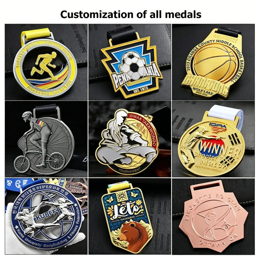 Stylish Modern Custom Sports Award Medal Bespoke Gold Plated Medal for Team Building Event Sports Competition Gift
Stylish Modern Custom Sports Award Medal Bespoke Gold Plated Medal for Team Building Event Sports Competition Gift