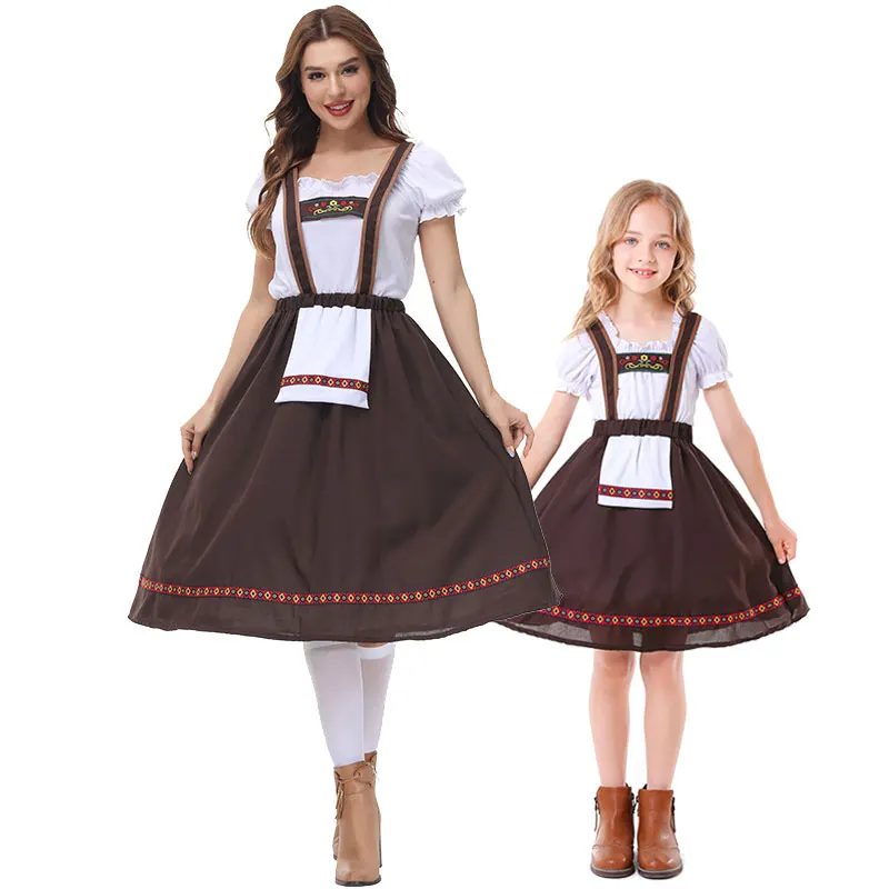 Traditional Oktoberfest Costumes for Bavarian Women Girls Suspenders Uniform Cosplay Carnival Halloween Party Fancy Dress
Traditional Oktoberfest Costumes for Bavarian Women Girls Suspenders Uniform Cosplay Carnival Halloween Party Fancy Dress