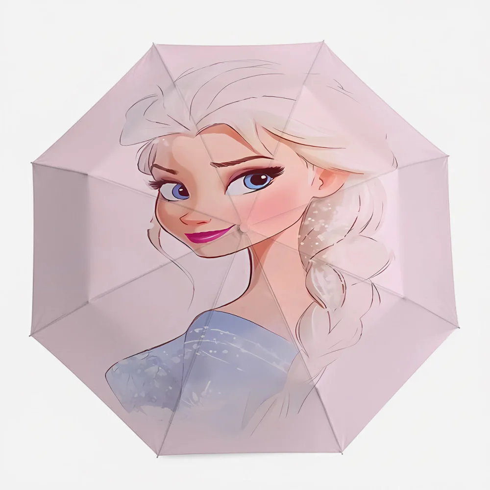 Disney Frozen Elsa Braid Portrait Sketch Print Automatic Folding Umbrella, Portable Waterproof Windproof Travel Umbrella for Kid
Disney Frozen Elsa Braid Portrait Sketch Print Automatic Folding Umbrella, Portable Waterproof Windproof Travel Umbrella for Kid