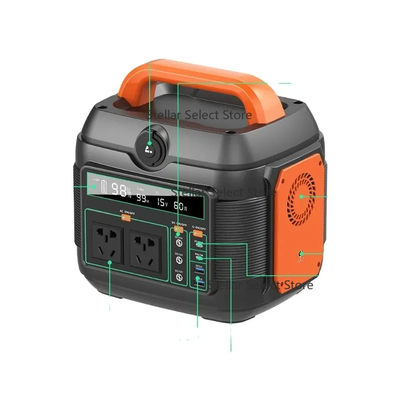 Outdoor energy storage charging Power station 160000mah 600W type-C USB multifunctional portable mobile power supply
Outdoor energy storage charging Power station 160000mah 600W type-C USB multifunctional portable mobile power supply