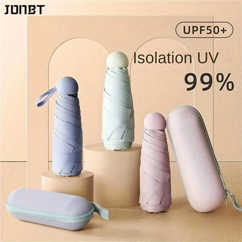 Mini Pocket Umbrella UV Protection UPF50+ Sun Umbrella Portable Folding Parasol Windproof Compact Travel Umbrella for Women
Mini Pocket Umbrella UV Protection UPF50+ Sun Umbrella Portable Folding Parasol Windproof Compact Travel Umbrella for Women