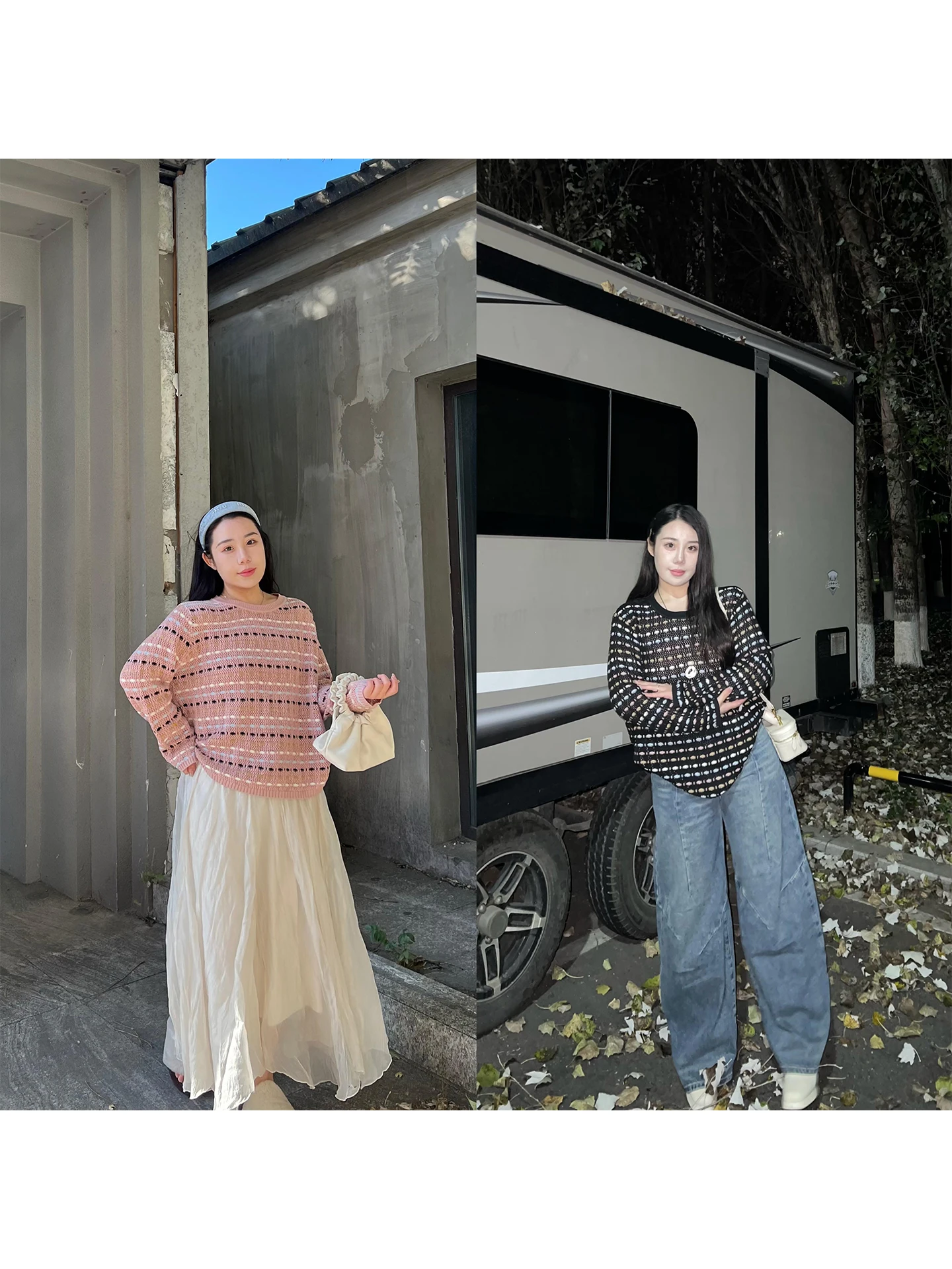 Sweet Loose Knitted Sweater for plus Size Women Lazy Sle Anti-Aging Design Winter Autumn Faion Casual round Ne Stripe P...
Sweet Loose Knitted Sweater for plus Size Women Lazy Sle Anti-Aging Design Winter Autumn Faion Casual round Ne Stripe P...