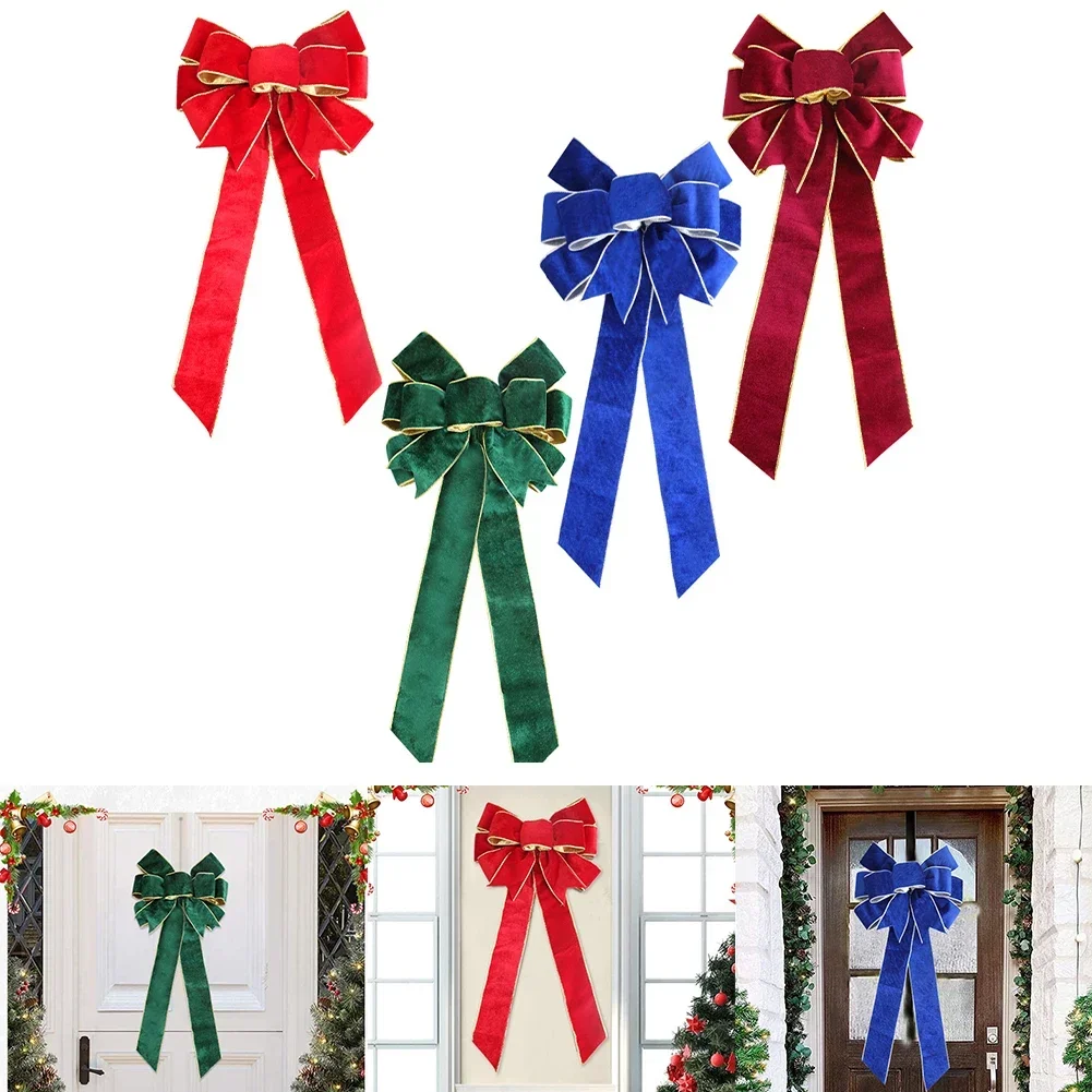 Christmas Flannelette Bow Christmas Decoration Supplies Retro Ribbon Bow-Knot Pendant Doorways Gardens Porches Decor
Christmas Flannelette Bow Christmas Decoration Supplies Retro Ribbon Bow-Knot Pendant Doorways Gardens Porches Decor