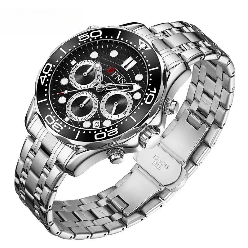 OFNS Men's Watch Alloy Steel Belt Calendar Waterproof Watch Men's Classic Six-Pin Business Foreign Trade Quartz Watch
OFNS Men's Watch Alloy Steel Belt Calendar Waterproof Watch Men's Classic Six-Pin Business Foreign Trade Quartz Watch
