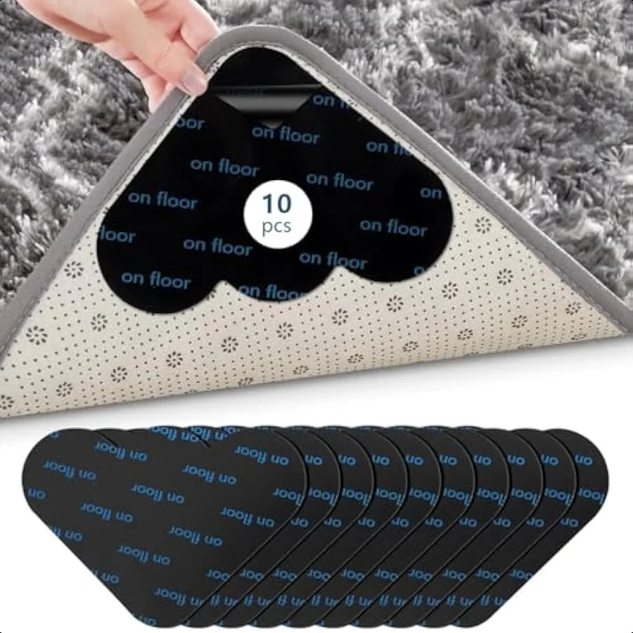 NonSlip Rug Gripper Carpet Tape Reusable Rug Tape Rug Grip for Hardwood and Tile Floors Rug Corner Grippers for Area Rugs Home
NonSlip Rug Gripper Carpet Tape Reusable Rug Tape Rug Grip for Hardwood and Tile Floors Rug Corner Grippers for Area Rugs Home