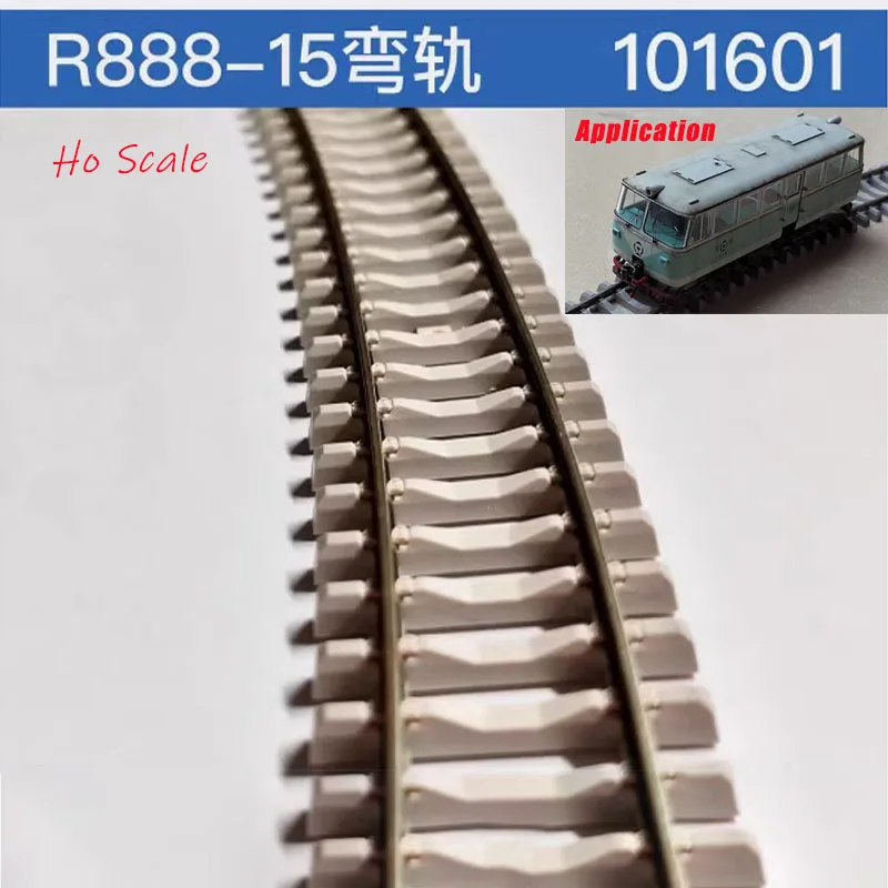 4 шт. Ho Gauge железнодорожная дорожка R888-15 масштаб 1:87 изогнутая дорожка для изготовления моделей своими руками/макет железной дороги/аксессуары/Diorama
4 шт. Ho Gauge железнодорожная дорожка R888-15 масштаб 1:87 изогнутая дорожка для изготовления моделей своими руками/макет железной дороги/аксессуары/Diorama
