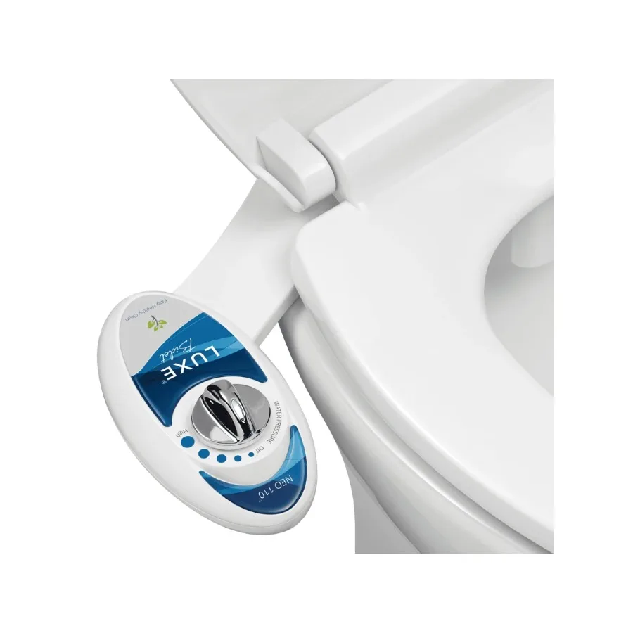 LUXE Bidet NEO 110 - Fresh Water Non-Electric Bidet Attachment For Toilet Seat, Adjustable Water Pressure, Rear Wash Blue, Whit
LUXE Bidet NEO 110 - Fresh Water Non-Electric Bidet Attachment For Toilet Seat, Adjustable Water Pressure, Rear Wash Blue, Whit