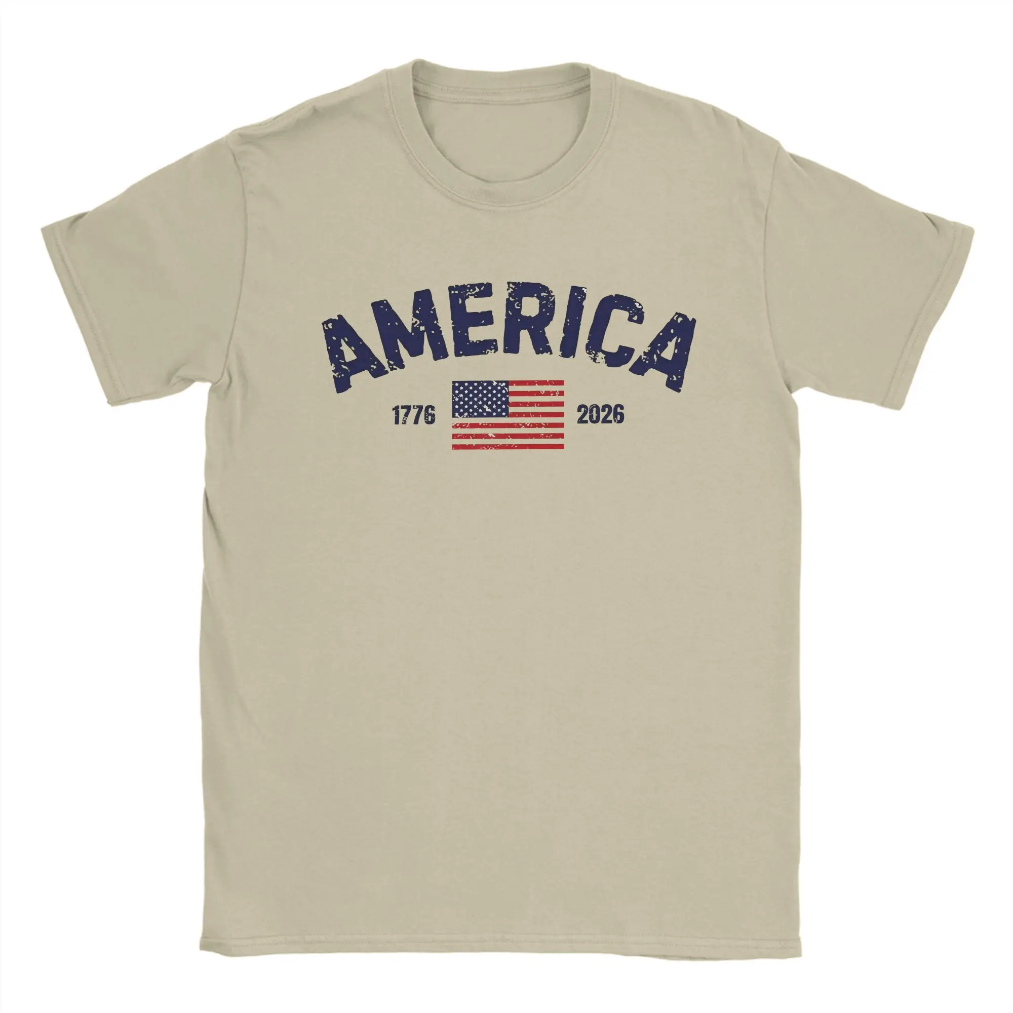Vintage America 1776 2026 T Shirt Men's 100%Cotton Short Sleeve Crewneck Summer Tops
Vintage America 1776 2026 T Shirt Men's 100%Cotton Short Sleeve Crewneck Summer Tops