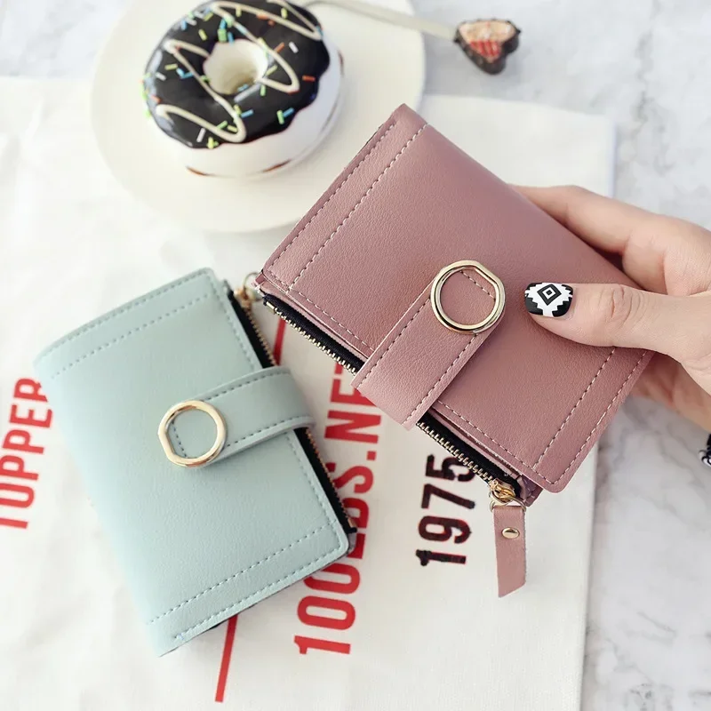 Zipper Ring Simple Small Purse Women Wallets Small Fashion Brand Leather Purse Ladies Card Bag Female Purse Money Clip Wallet
Zipper Ring Simple Small Purse Women Wallets Small Fashion Brand Leather Purse Ladies Card Bag Female Purse Money Clip Wallet
