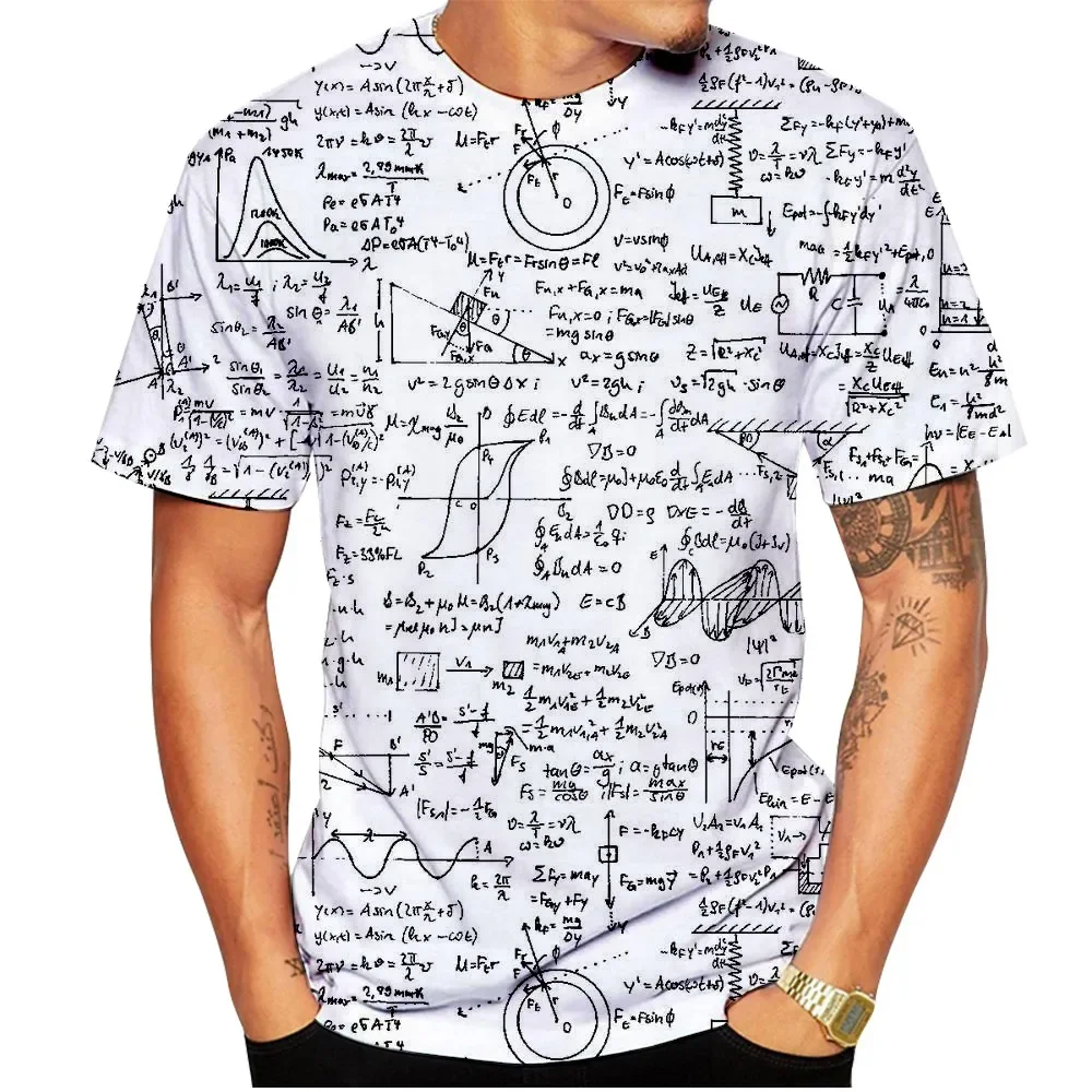 Funny Mathematical T Shirt Mathematics Formula 3D Print Men Woman Short Sleeve T-shirts Streetwear Harajuku Kid Top Tee Clothing
Funny Mathematical T Shirt Mathematics Formula 3D Print Men Woman Short Sleeve T-shirts Streetwear Harajuku Kid Top Tee Clothing