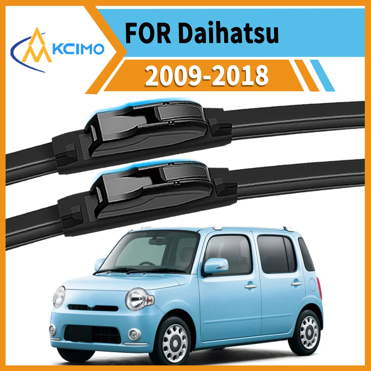 Essential Safety Pair 2 Front Wiper Blades for Daihatsu Mira Cocoa L675 2009-2018 All-Weather Clarity Durable Easy to Install
Essential Safety Pair 2 Front Wiper Blades for Daihatsu Mira Cocoa L675 2009-2018 All-Weather Clarity Durable Easy to Install