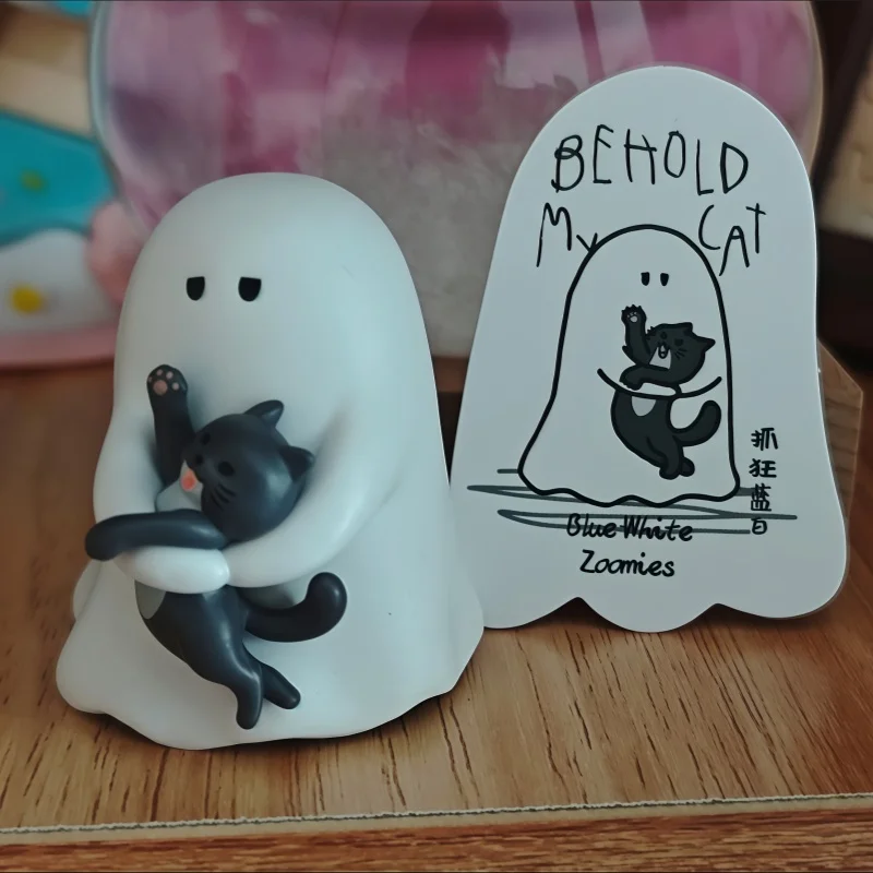 52toys Ghost And Cat Blind Box Figure Trendy Toy Desktop Decor Ornament Collectible Art Toy Home Decoration Gift For Enthusiast
52toys Ghost And Cat Blind Box Figure Trendy Toy Desktop Decor Ornament Collectible Art Toy Home Decoration Gift For Enthusiast