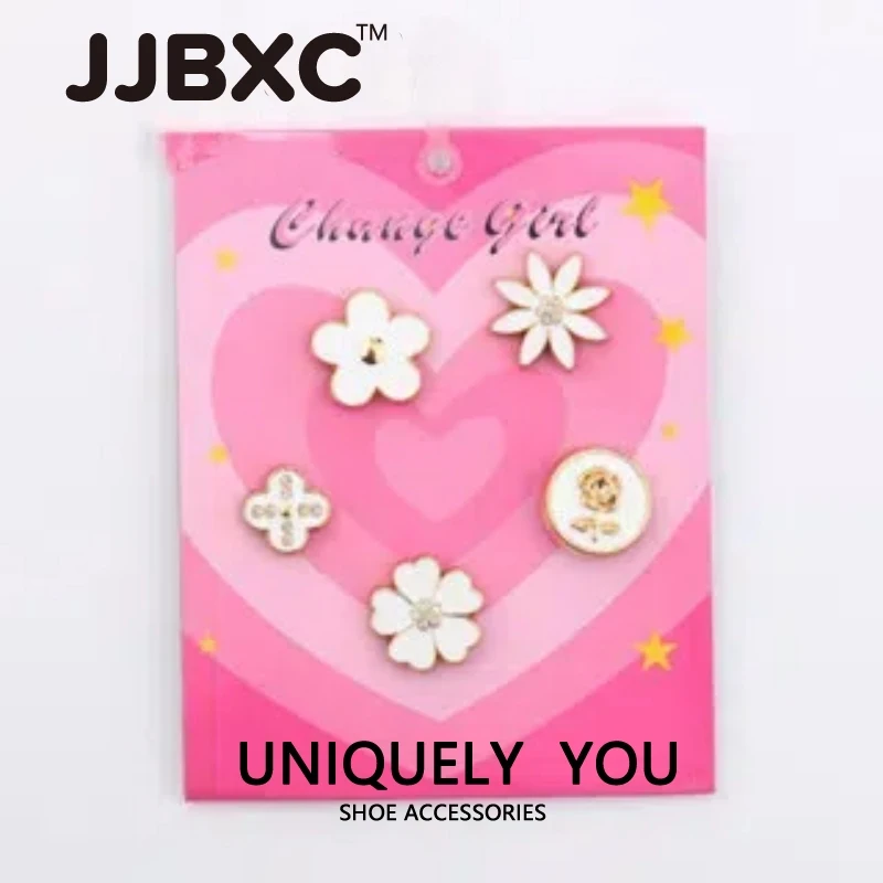 JJBXC set Shoe Buckle and Accessories (with Cardboard) Metal White Alloy Flower Series
JJBXC set Shoe Buckle and Accessories (with Cardboard) Metal White Alloy Flower Series