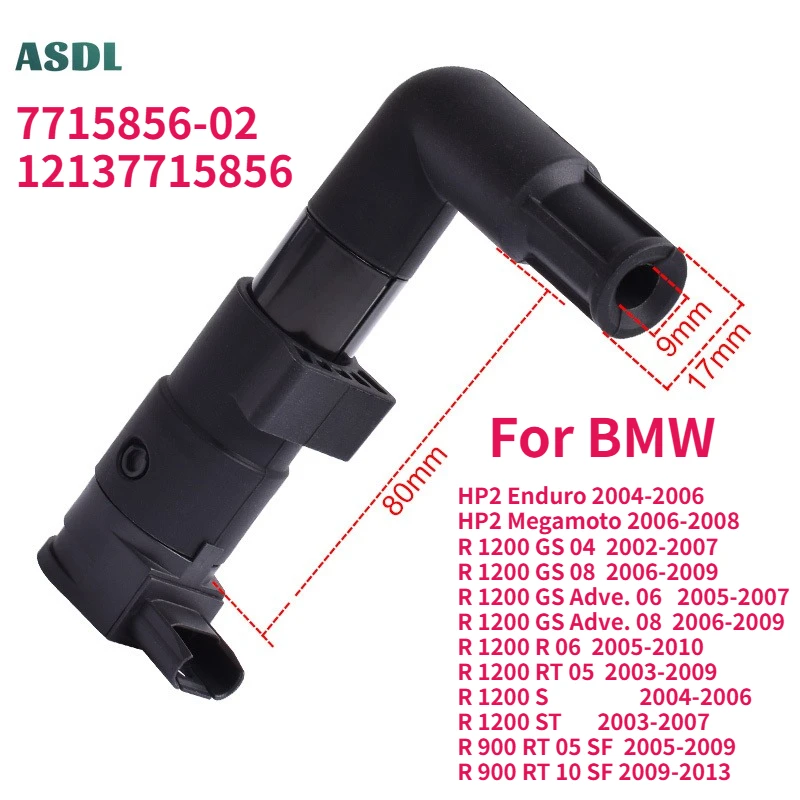 Motorcycle Electrical Ignition Spark Plug High Pressure Cap For BMW R1200GS R 1200 GS Adventure Adve R1200RT R 1200 ST R900 RT
Motorcycle Electrical Ignition Spark Plug High Pressure Cap For BMW R1200GS R 1200 GS Adventure Adve R1200RT R 1200 ST R900 RT