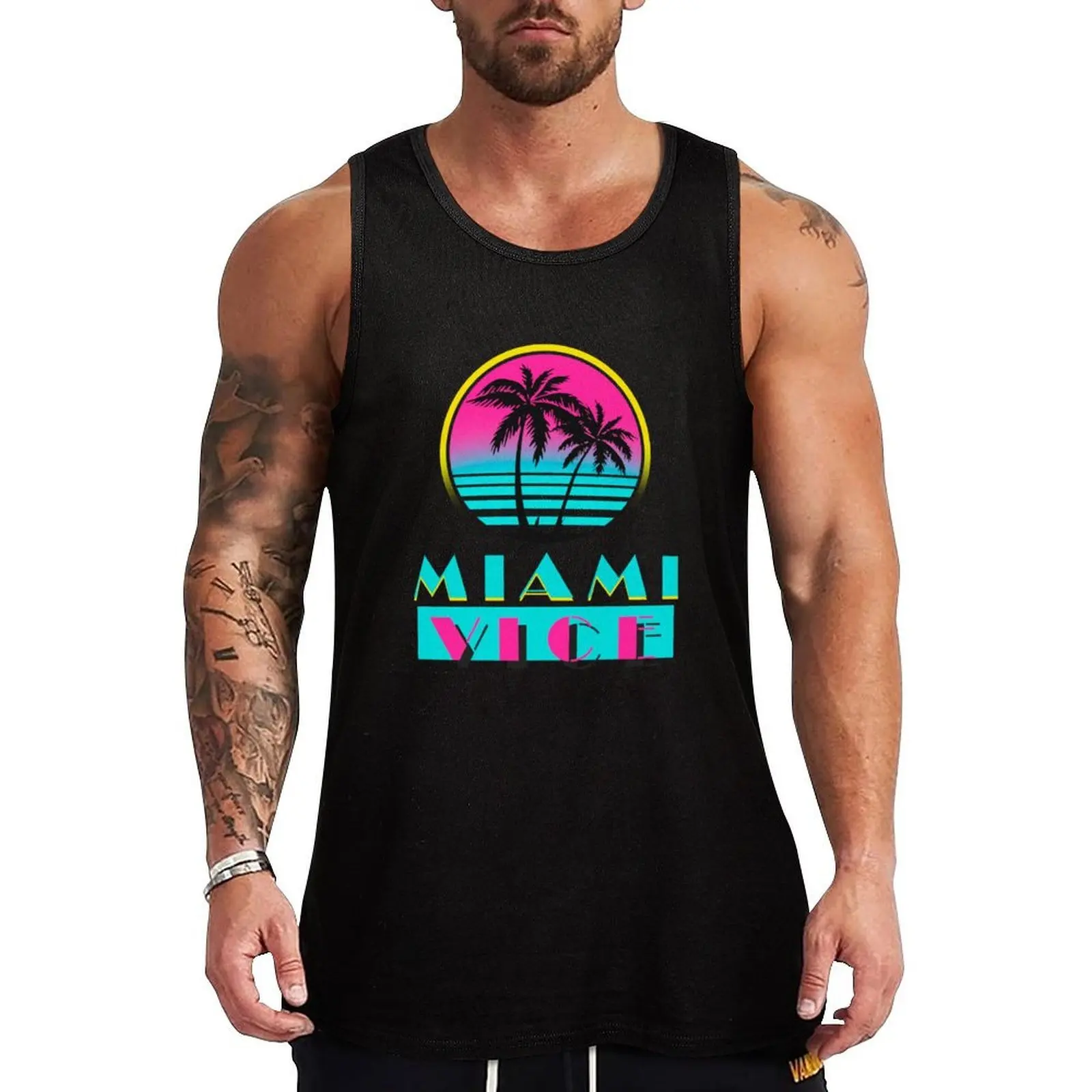 Miami Vice Tank Top Men's sports t-shirt singlets for men Men's summer t-shirt Vests
Miami Vice Tank Top Men's sports t-shirt singlets for men Men's summer t-shirt Vests