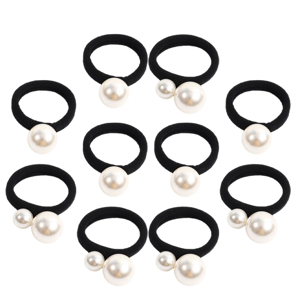 10 Pcs Pearl Hair Tie Elastic Large Decorative Accessories Girls Headb Women Ponytail Holder Double Pearl Hair Pearls
10 Pcs Pearl Hair Tie Elastic Large Decorative Accessories Girls Headb Women Ponytail Holder Double Pearl Hair Pearls
