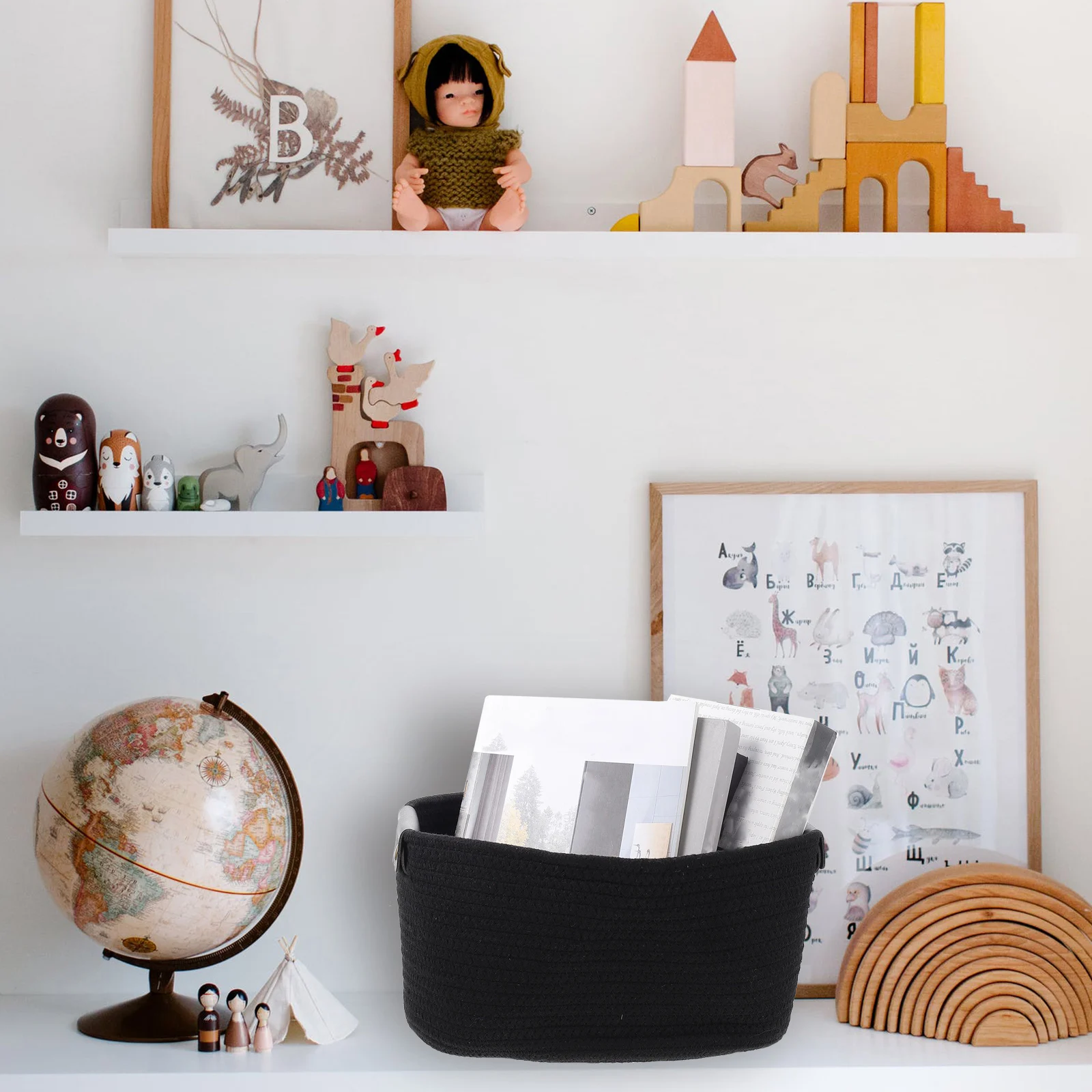 Cotton Rope Basket Household Organizer Kitchen Bedroom Household Storage Box Bathroom Practical Home Supplies
Cotton Rope Basket Household Organizer Kitchen Bedroom Household Storage Box Bathroom Practical Home Supplies