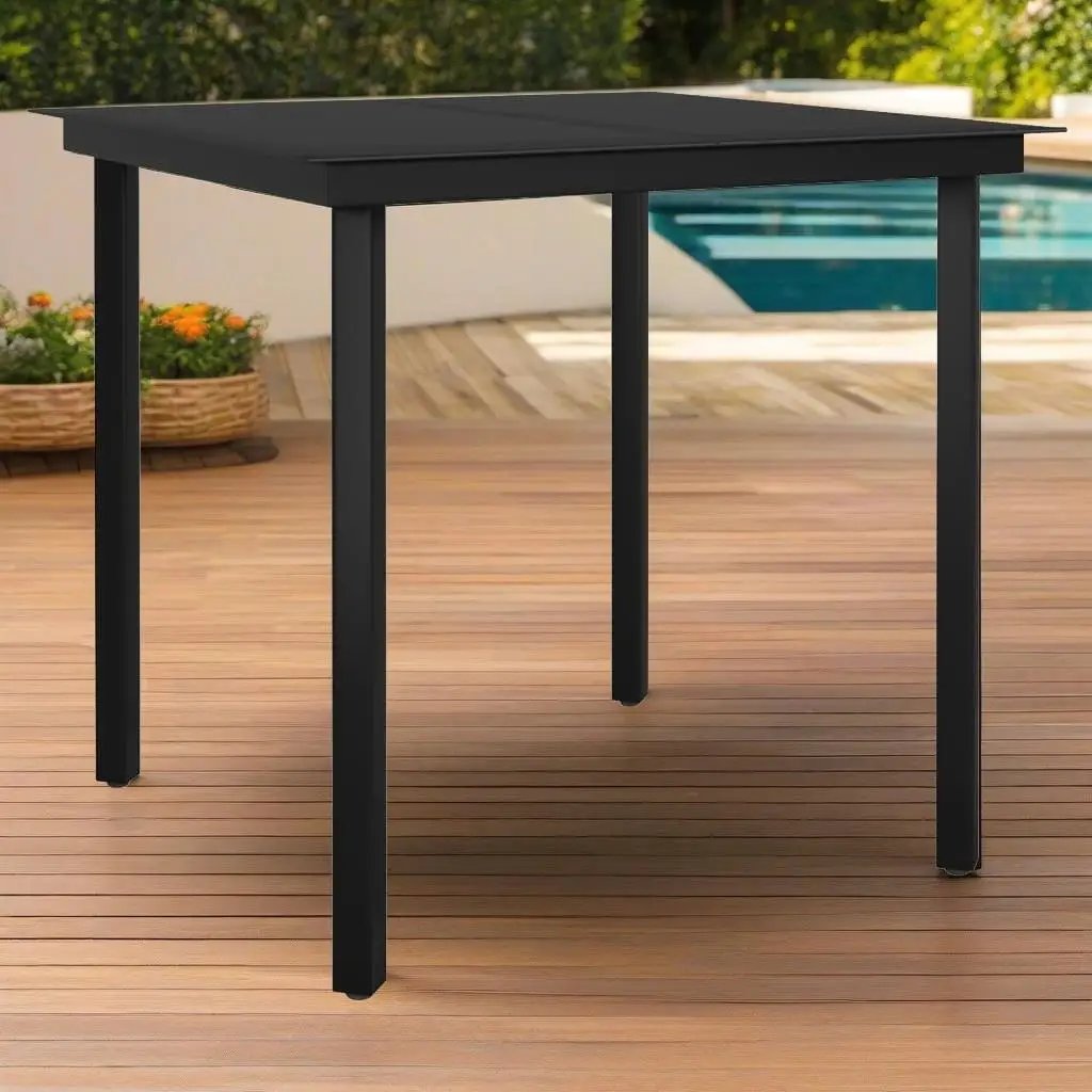 3-Piece Black Patio Dining Set - Stylish Outdoor Furniture for Garden & Balcony
3-Piece Black Patio Dining Set - Stylish Outdoor Furniture for Garden & Balcony