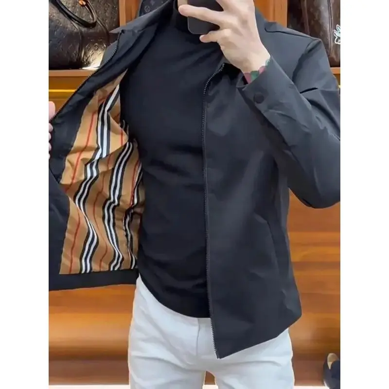 New 2025 Men's Casual Faion Pure Color Lapel Jaet Adstrative Versatile High-End ort Sle Polyester Fabric Coat
New 2025 Men's Casual Faion Pure Color Lapel Jaet Adstrative Versatile High-End ort Sle Polyester Fabric Coat