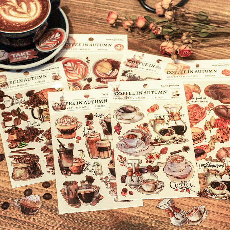 2pcs Autumn Season Series Decorative PET Sticker Vintage Coffee Handbook Scrapbooking Material Label Diary Cup Journal Planner
2pcs Autumn Season Series Decorative PET Sticker Vintage Coffee Handbook Scrapbooking Material Label Diary Cup Journal Planner