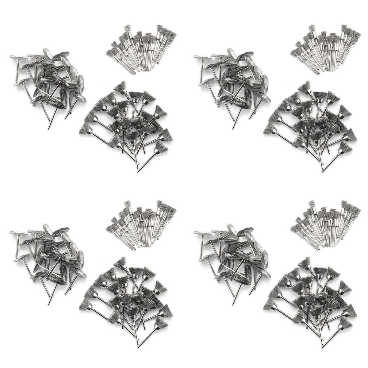 N18R Steel Rotary Brush for 240Pcs 3mm Shank Wire Wheel Brush Mini Drill Rotary Tool for Metal Rust Polishing
N18R Steel Rotary Brush for 240Pcs 3mm Shank Wire Wheel Brush Mini Drill Rotary Tool for Metal Rust Polishing