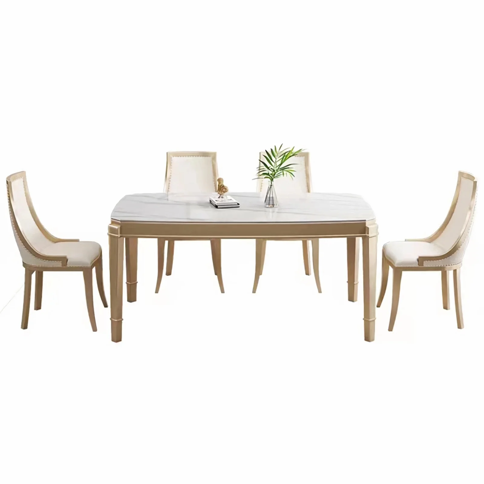 Italian Luxury Dining Table And Chairs Set 6 Seater Modern Simple Champagne Color Rectangle Solid Wood Dining Tables
Italian Luxury Dining Table And Chairs Set 6 Seater Modern Simple Champagne Color Rectangle Solid Wood Dining Tables