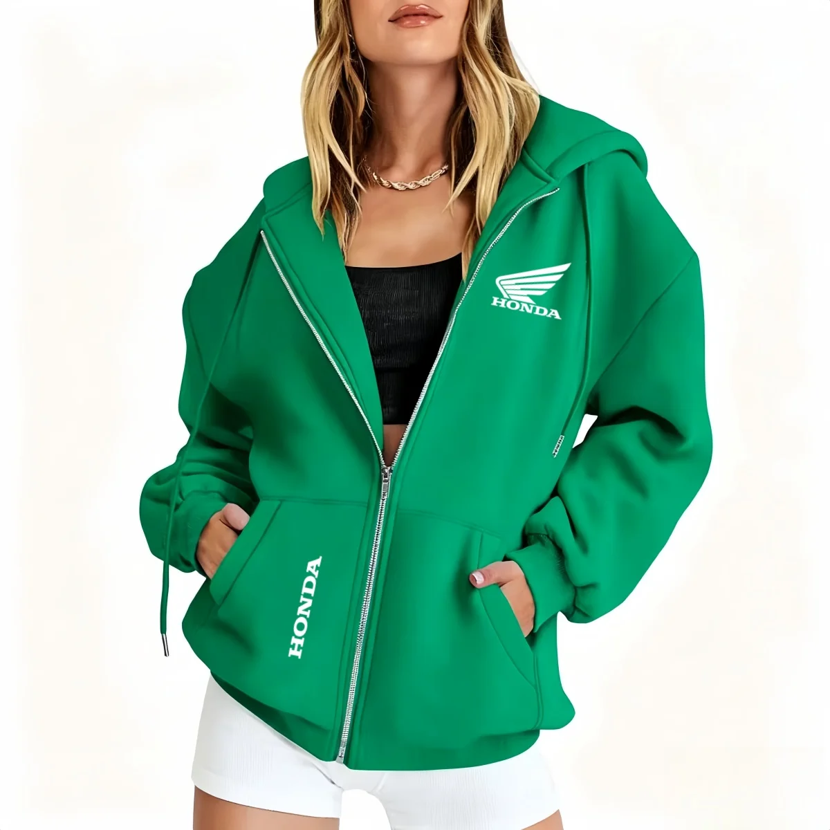 Korean Ins style oversized hooded zipper sweatshirt for both men and women, loose fitting and slimming casual versatile jacket f
Korean Ins style oversized hooded zipper sweatshirt for both men and women, loose fitting and slimming casual versatile jacket f