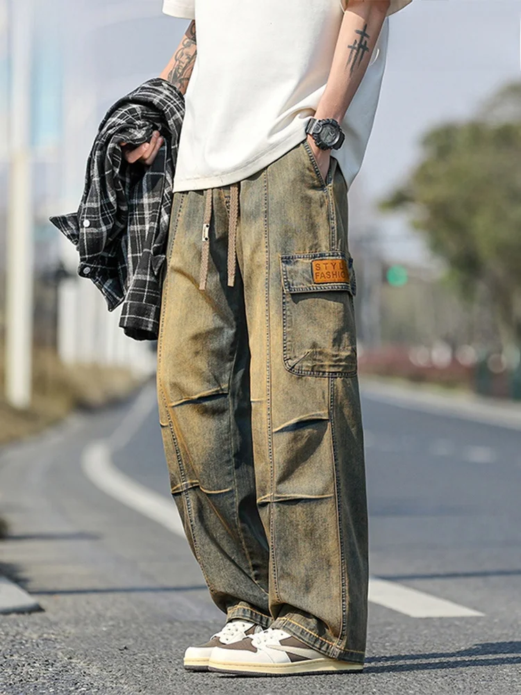 Американские ретро рабочие джинсы, мужские летние тонкие повседневные брюки, свободные прямые хлопковые рабочие брюки, молодежные энергетические брюки
Американские ретро рабочие джинсы, мужские летние тонкие повседневные брюки, свободные прямые хлопковые рабочие брюки, молодежные энергетические брюки