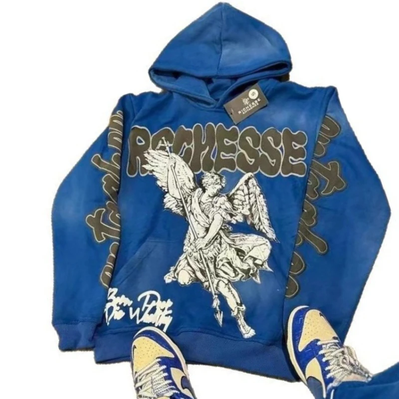 American Rock Punk Style Oversized Sweatshirt American Harajuku Colorful Letter Print Graphic Hoodie Casual Hip-hop Streetwear
American Rock Punk Style Oversized Sweatshirt American Harajuku Colorful Letter Print Graphic Hoodie Casual Hip-hop Streetwear