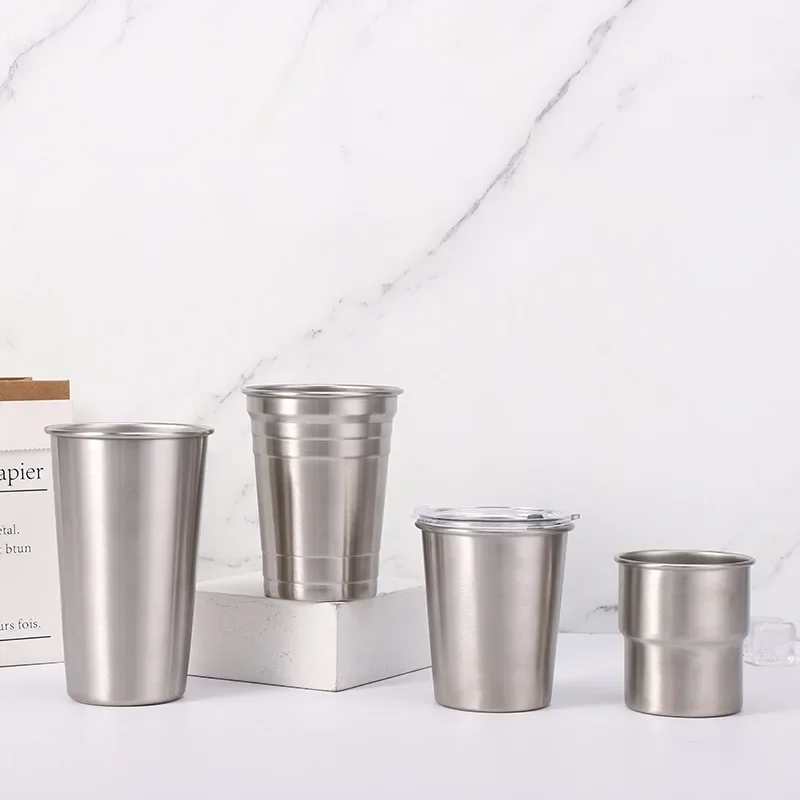 Stainless Steel Metal Cup Beer Cups White Wine Glass Coffee Tumbler Travel Camping Mugs Drinking Tea Mug Set Outdoor 300/500ml
Stainless Steel Metal Cup Beer Cups White Wine Glass Coffee Tumbler Travel Camping Mugs Drinking Tea Mug Set Outdoor 300/500ml