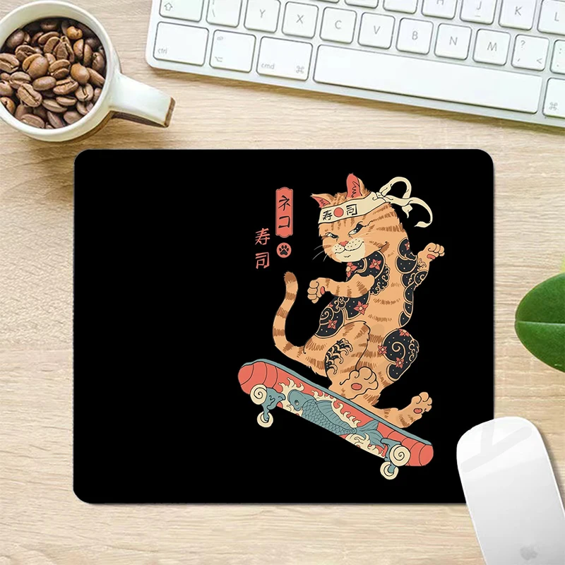 Japanese Style Cat Small Desk Mat Gamer Mousepads Swordsman Cat Mouse Pad Office Desk Pads Mousepad Mouse Mats For Computer
Japanese Style Cat Small Desk Mat Gamer Mousepads Swordsman Cat Mouse Pad Office Desk Pads Mousepad Mouse Mats For Computer