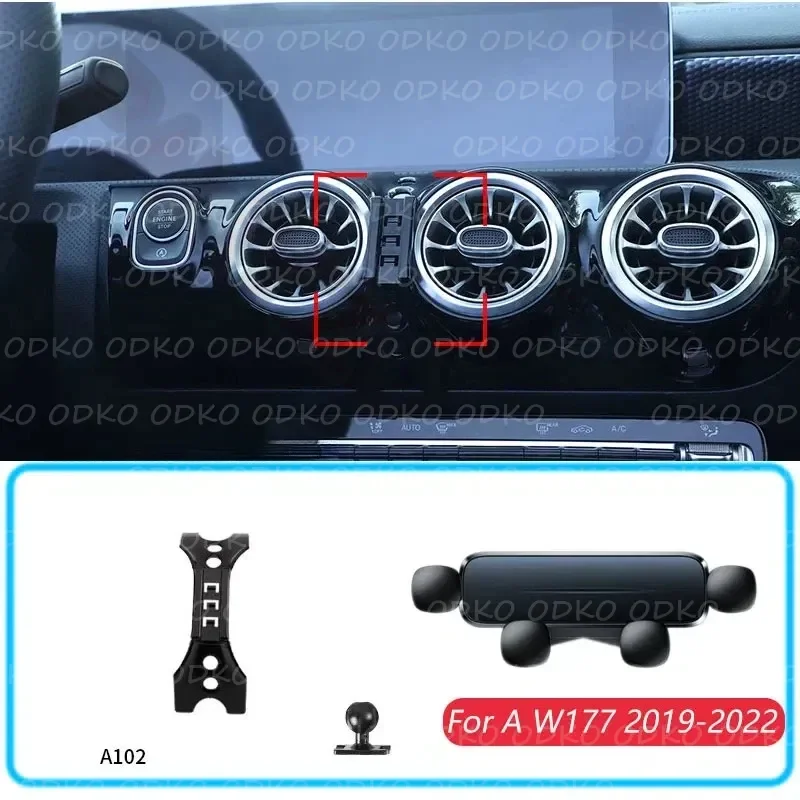 Автомобильный держатель телефона для Mercedes Benz A W177 2019-2022, гравитационная подставка, поддержка горизонтального GPS-кронштейна для мобильного телефона, аксессуары с B
Автомобильный держатель телефона для Mercedes Benz A W177 2019-2022, гравитационная подставка, поддержка горизонтального GPS-кронштейна для мобильного телефона, аксессуары с B