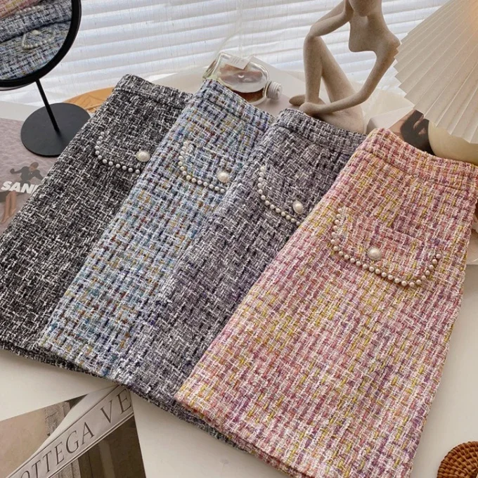 Girls Skirt 2025 Autumn and Winter New Childrens Clothing Korean Style Girls Baby Fashion Tweed Pin Bead Short Skirt Simple
Girls Skirt 2025 Autumn and Winter New Childrens Clothing Korean Style Girls Baby Fashion Tweed Pin Bead Short Skirt Simple