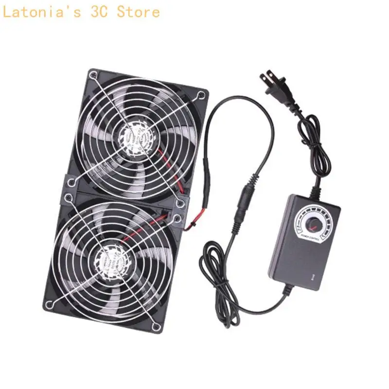 X3UB Double 120 мм High Cfm Computer Fanats 110V-240V Вентилятор охлаждения скорости скорости
X3UB Double 120 мм High Cfm Computer Fanats 110V-240V Вентилятор охлаждения скорости скорости
