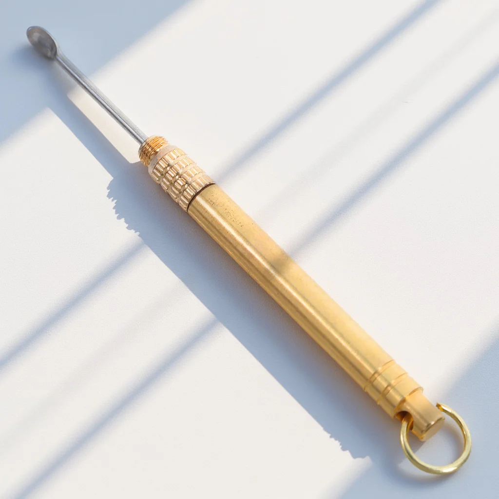 Stainless Steel Ear Wax Picker Cleaner Portable Spoon Reusable Eco Friendly Rotatable Texture Design Keychain Ear Wax Picker
Stainless Steel Ear Wax Picker Cleaner Portable Spoon Reusable Eco Friendly Rotatable Texture Design Keychain Ear Wax Picker