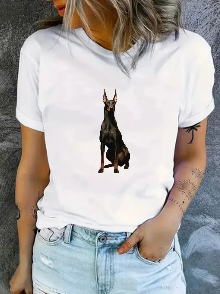 Korean Printed Dog Casual Oversized T-shirt Summer Harajuku Women Top White Fashion Loose Male Cotton Beach Street Pullovers Tee
Korean Printed Dog Casual Oversized T-shirt Summer Harajuku Women Top White Fashion Loose Male Cotton Beach Street Pullovers Tee