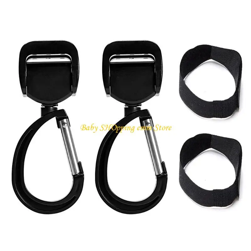 23GD 2Pcs Baby Pram Hook 360 Degree Rotating Hanging Cart Storage Hanger Pushchair Holder for Hanging Diaper Bags
23GD 2Pcs Baby Pram Hook 360 Degree Rotating Hanging Cart Storage Hanger Pushchair Holder for Hanging Diaper Bags