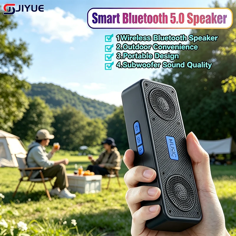 Smart Bluetooth 5.0 Speaker Powerful Subwoofer IPX7 Waterproof Support TWS FM TF Card Hands-Free Call Outdoor Music Player
Smart Bluetooth 5.0 Speaker Powerful Subwoofer IPX7 Waterproof Support TWS FM TF Card Hands-Free Call Outdoor Music Player