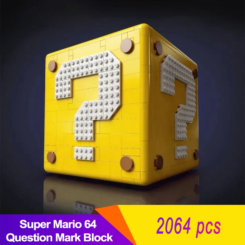 2064PCS 64 Question Mark Block Building Bricks Compatible With 71395 Game Props Model Educational Toys For Children Gifts
2064PCS 64 Question Mark Block Building Bricks Compatible With 71395 Game Props Model Educational Toys For Children Gifts