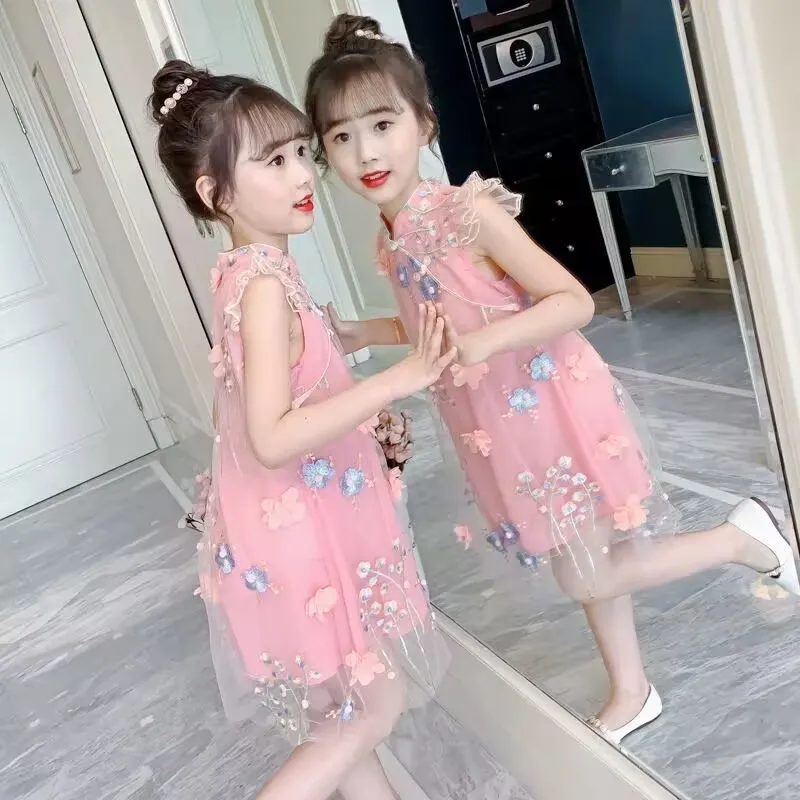 Kids Vintage Dress Girl Dress Summer Clothes Fashion Children's Net Yarn Dress Kids Girls Dresses for School Wedding of 11 Years
Kids Vintage Dress Girl Dress Summer Clothes Fashion Children's Net Yarn Dress Kids Girls Dresses for School Wedding of 11 Years
