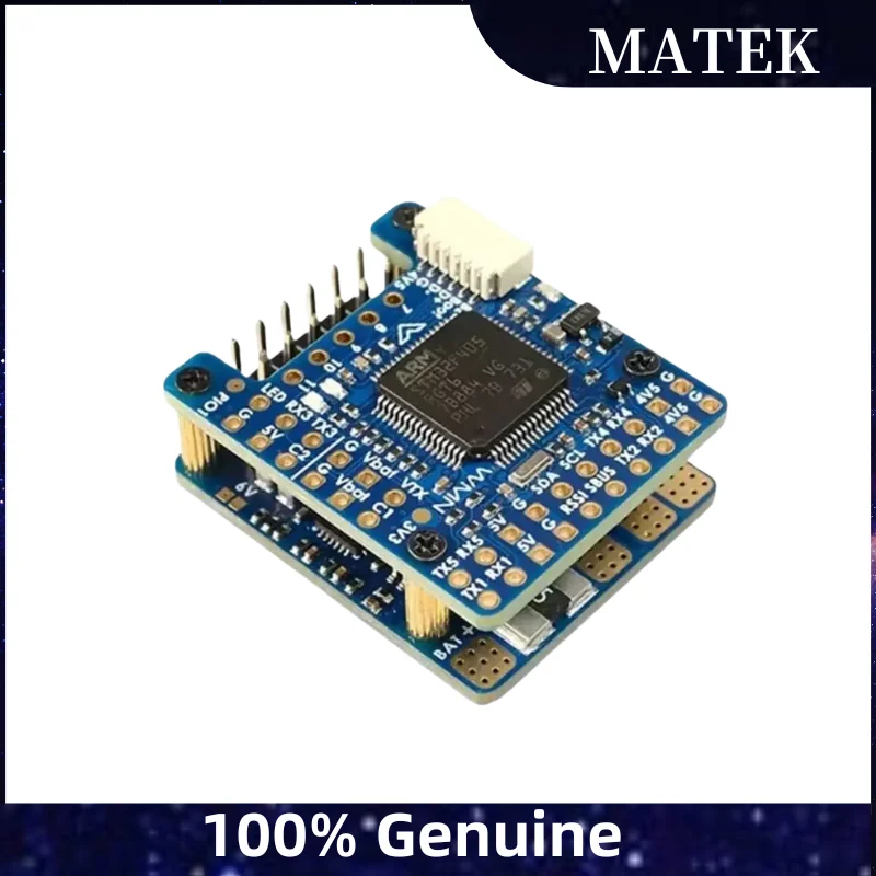 MATEK F405-WMN F405 Flight Controller STM32F405RGT6 With Baro OSD Blackbox 132A Current Sense 2-6S Lipo 22X22m For RC FPV Drone
MATEK F405-WMN F405 Flight Controller STM32F405RGT6 With Baro OSD Blackbox 132A Current Sense 2-6S Lipo 22X22m For RC FPV Drone