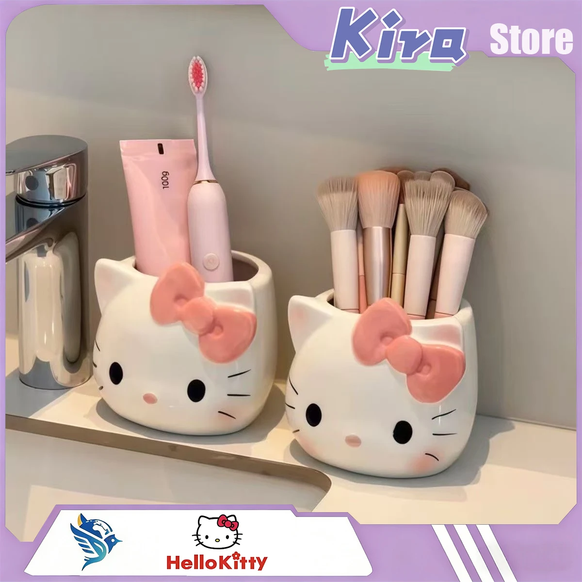 HELLO KITTY Cute Student Pen Holder Desk Stationery Storage Box Makeup Brush Holder Creative Ornaments Friend Surprise Gift
HELLO KITTY Cute Student Pen Holder Desk Stationery Storage Box Makeup Brush Holder Creative Ornaments Friend Surprise Gift