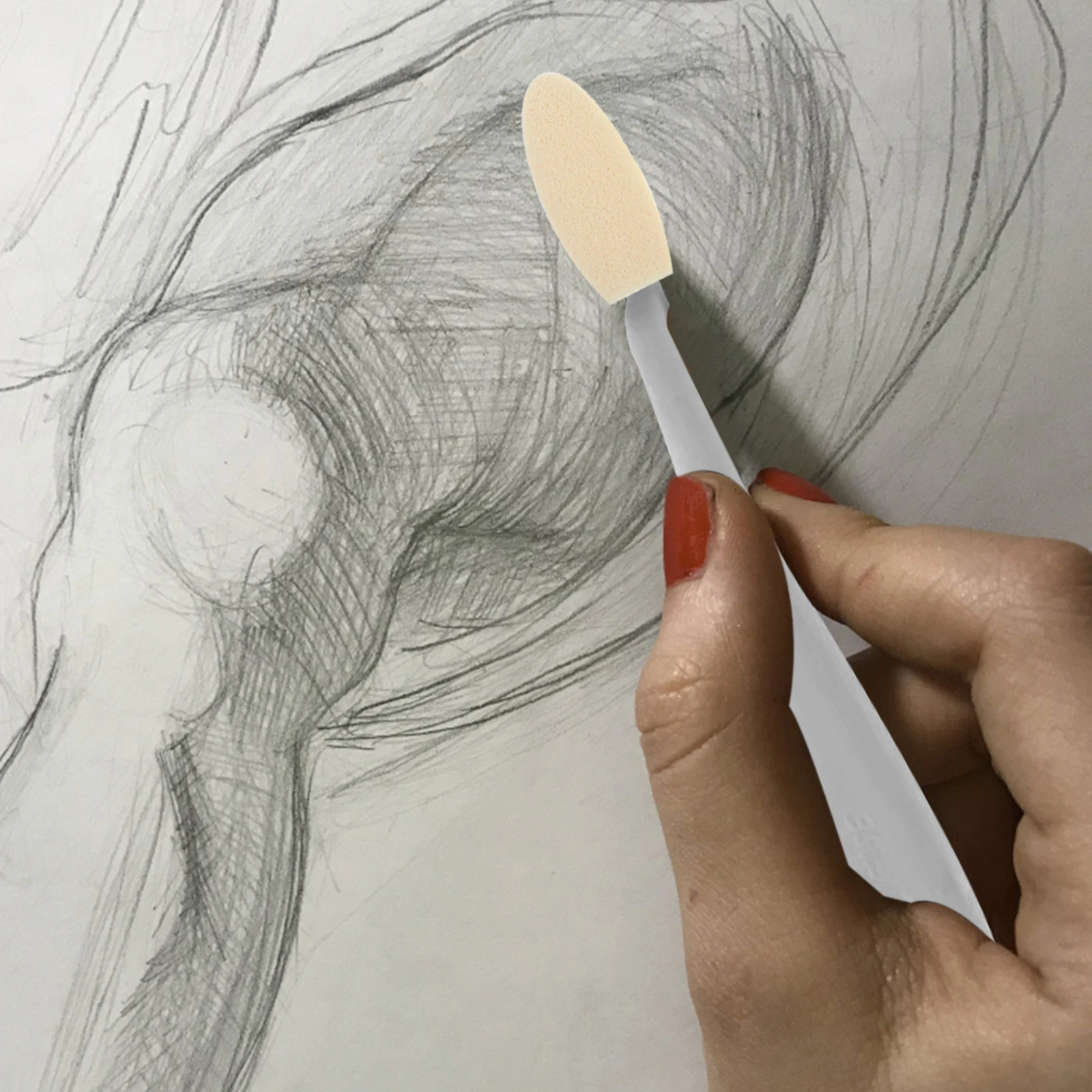 40 Pcs Sketch Knife Head Artist Blending Sponge Drawing Erasers Sponges Wipers for Artists Blender Tool
40 Pcs Sketch Knife Head Artist Blending Sponge Drawing Erasers Sponges Wipers for Artists Blender Tool