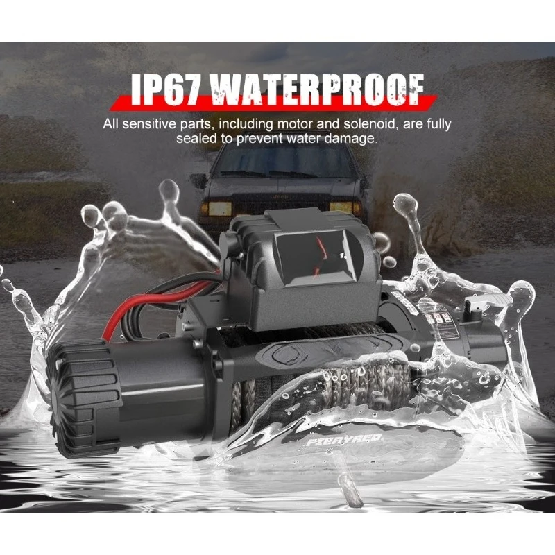 factory price 12V 13000LBS/5909KG IP67 waterproof car 4x4 off-road SUV wired/wireless control synthetic rope electric winch
factory price 12V 13000LBS/5909KG IP67 waterproof car 4x4 off-road SUV wired/wireless control synthetic rope electric winch