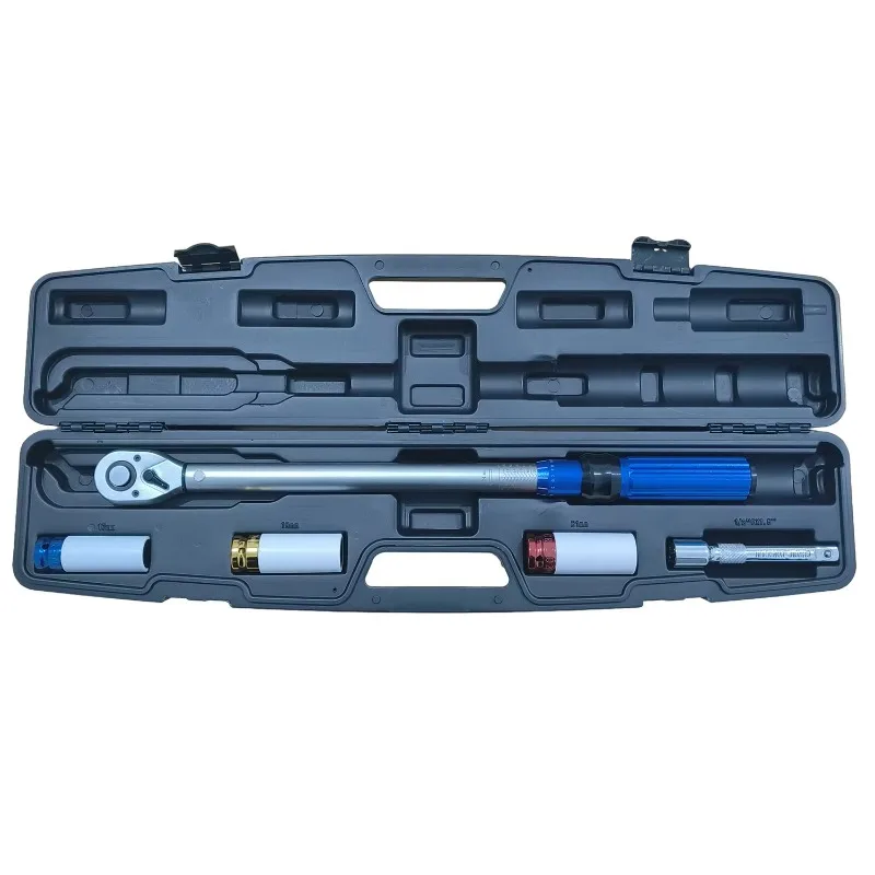 High Precision Torque Wrench 1/2 Inch 20-210N.m Automobile Repair Torque Wrench 1/2 Square Drive 72 Tooth Ratchet Torque Wrench
High Precision Torque Wrench 1/2 Inch 20-210N.m Automobile Repair Torque Wrench 1/2 Square Drive 72 Tooth Ratchet Torque Wrench