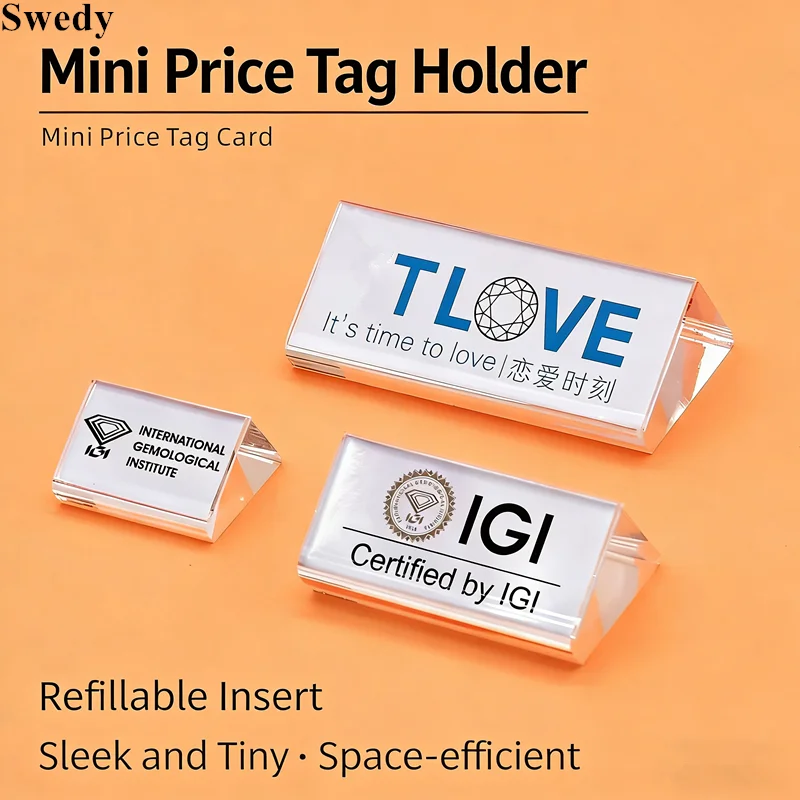 5 Pieces 50x25mm Mini Acrylic Sign Holder Display Stand Menu Name Card Holder Small Table Price Label Paper Card Holder Tags
5 Pieces 50x25mm Mini Acrylic Sign Holder Display Stand Menu Name Card Holder Small Table Price Label Paper Card Holder Tags