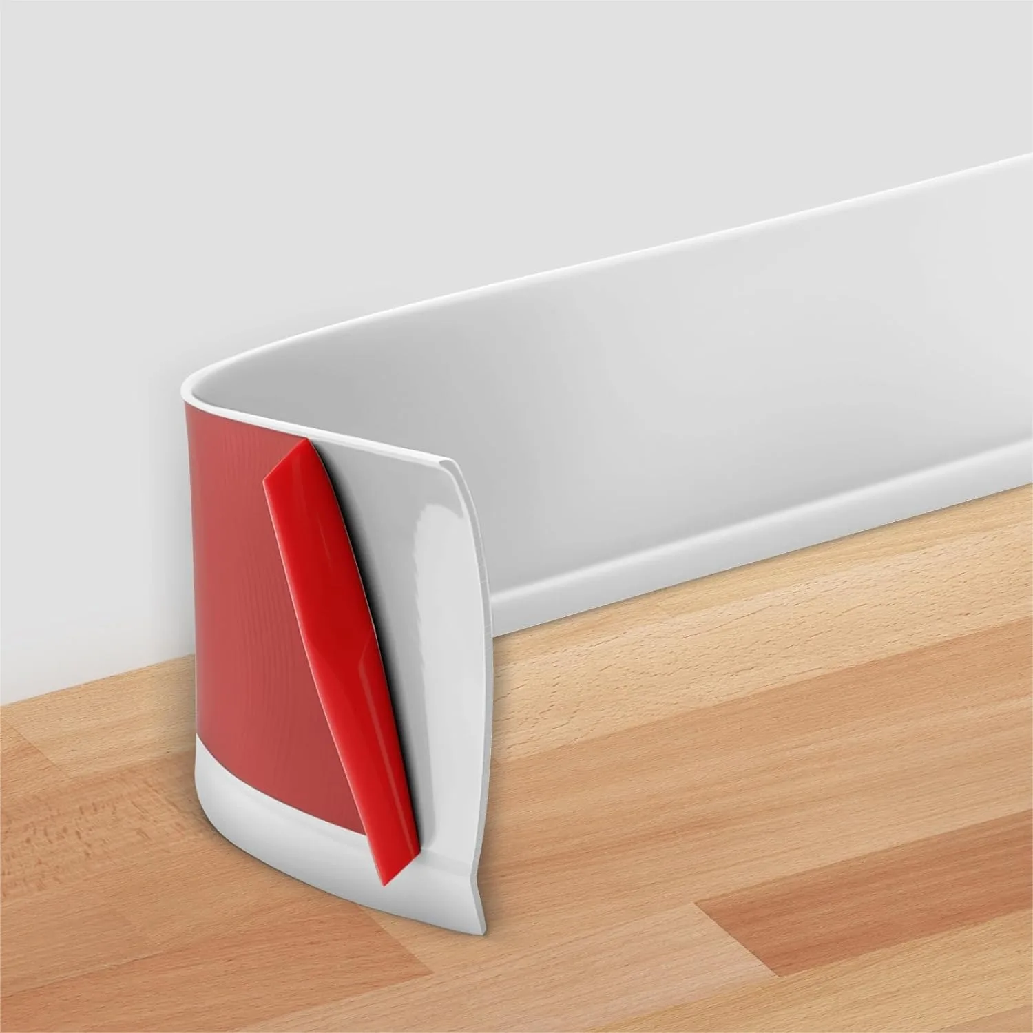 Flexible Baseboard Molding Trim 4" x 50 ft, Self-Adhesive Peel and Stick Vinyl Wall Base Cove, Easy DIY Installation - White
Flexible Baseboard Molding Trim 4" x 50 ft, Self-Adhesive Peel and Stick Vinyl Wall Base Cove, Easy DIY Installation - White