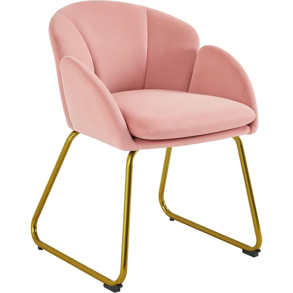 Flower Shape Velvet Vanity Chair, Modern Side Armchair Makeup Chair no Wheels with Golden Metal Legs for Living Room
Flower Shape Velvet Vanity Chair, Modern Side Armchair Makeup Chair no Wheels with Golden Metal Legs for Living Room