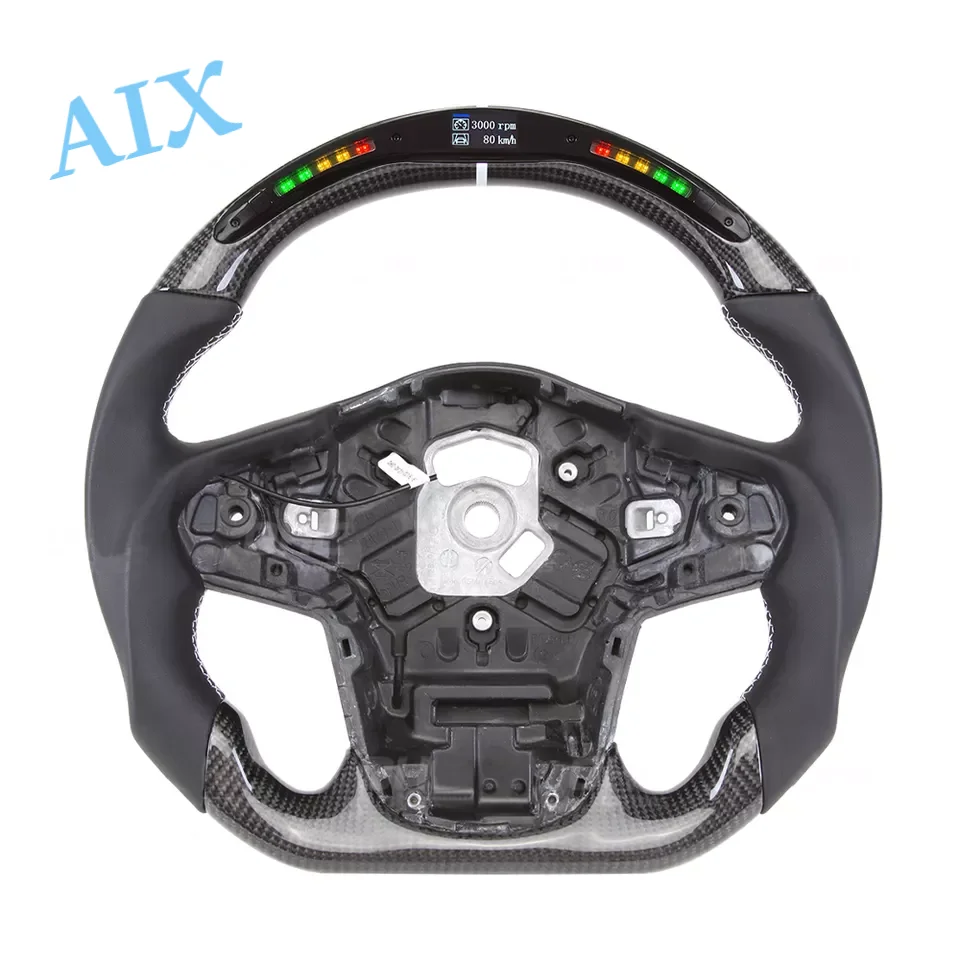 Изготовленный на заказ руль из гладкой кожи — совместим со светодиодной версией из углеродного волокна Toyota GR Supra A90
Изготовленный на заказ руль из гладкой кожи — совместим со светодиодной версией из углеродного волокна Toyota GR Supra A90